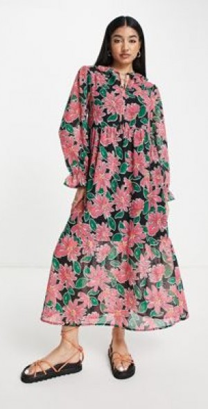 asos wednesday's girl midi dress