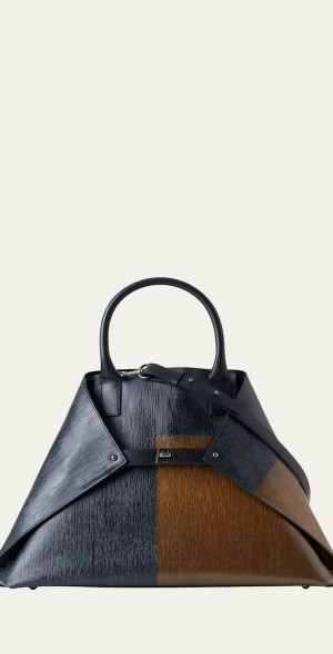 バッグ AI Akris - Ai Medium Colorblock Leather Tote Bag