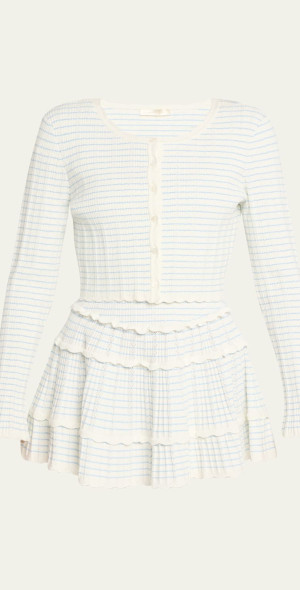 Top Rayé Loveshackfancy Taille S - Blouse Féminine (Neuf Avec étiquettes)