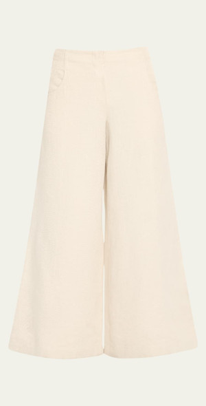 cotton linen twill pant main image 1