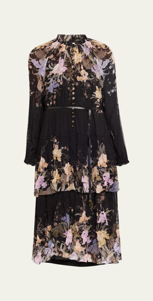 Zimmermann - Eden Tiered Midi Dress