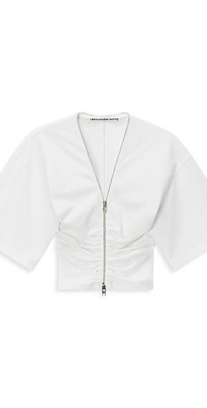 Alexanderwang - alexanderwang Gathered Zippered Top