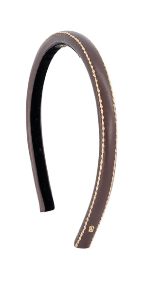 Alexandre De Paris - Alexandre de Paris Sellier Leather Headband