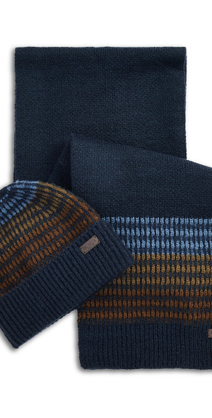 Barbour Branton Scarf Beanie Gift Set
