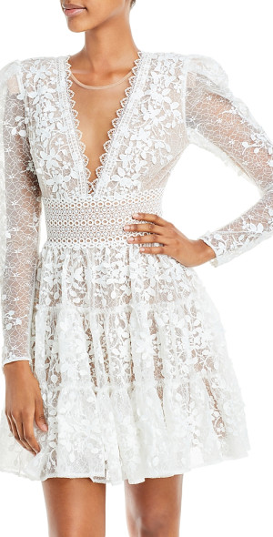 Bronx And Banco - Megan Embroidered Mini Dress