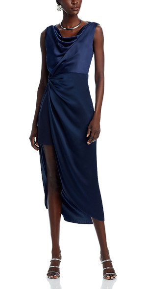 lilac bridesmaid dresses Wedtrend Women Lilac Bridesmaid Dress With Slit A-Line Spaghetti Straps  Tiered Floor Length Wedding Guest Dress – WEDTREND