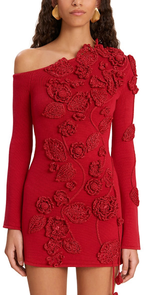 kaela knit dress Cult Gaia Floral applique