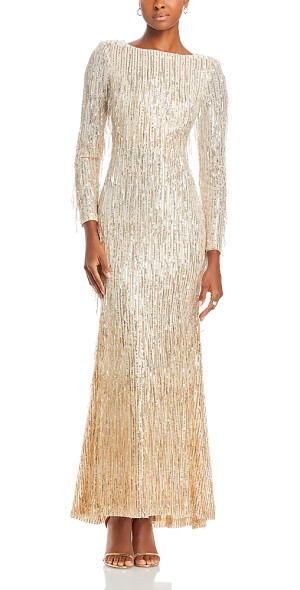 Eliza J - Fringe Sequin Gown Eliza J - Fringe Sequin Gown