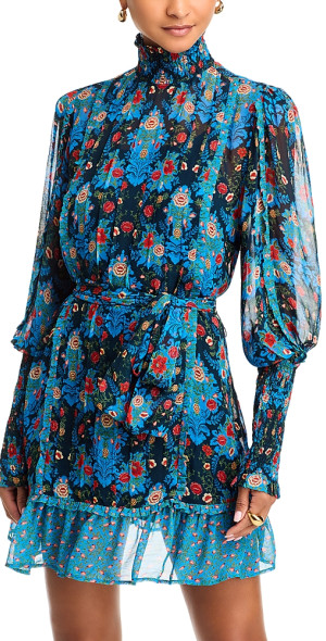 farm rio flowing beauty pleated dress FARM Rio Flowing Beauty Pleated Dress