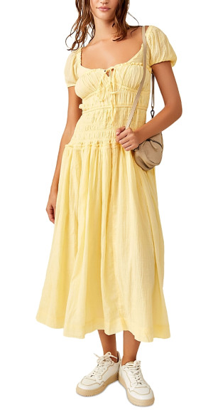 knee length dresses for ladies Feeling Bonita Midi~ Free People – Arizonia Rose
