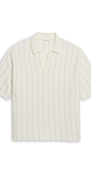 Helmut Lang - Short Sleeve Stripe Polo