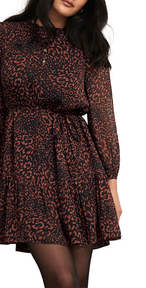 hobbs brown dress Hobbs Brown Eltham Sequin Dress UK 6