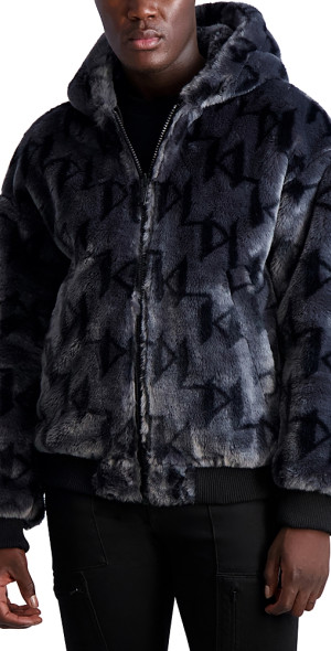 Karl Lagerfeld Jeans CHUNKY FURRY - Sjaal - zinfandel Karl Lagerfeld Jeans CHUNKY FURRY - Sjaal - zinfandel