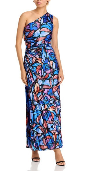 milly stella satin dress Milly Elsa Satin Cowl Neck Gown