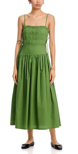 Moon River - Pleated Midi Dress Moon River - Pleated Midi Dress