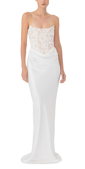 chinese dress ladies Reese Lace Gown – SAU LEE