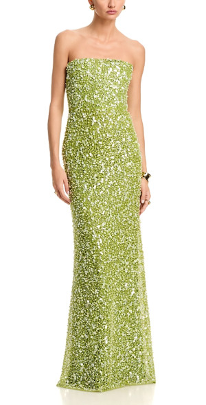 green dress bloomingdales Migration Spandex Bodycon Dress (Long Sleeve/Sleeveless) – Brittany Allen main image 1