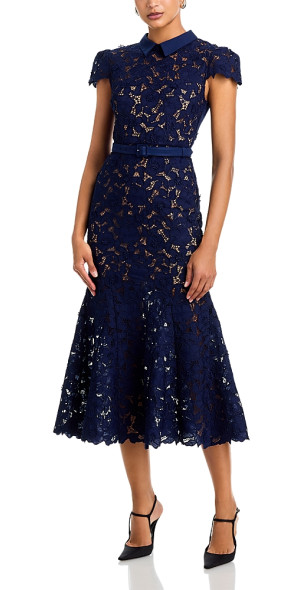 Self-portrait - Self-Portrait Guipure Lace Midi Dress