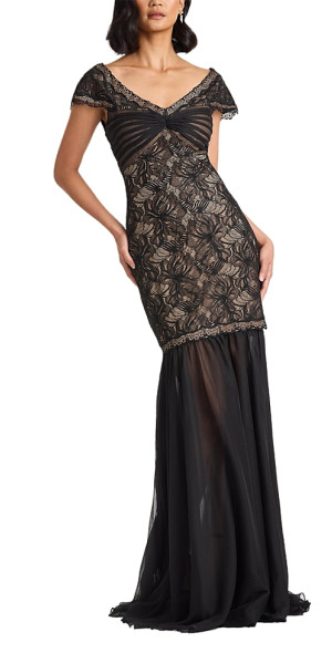 Tadashi Shoji - Sedora Orchid Lace Gown