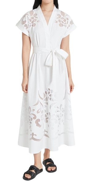 plus size long lace dress with sleeves Beautiful Lace Plus Size A-line Long Sleeves Wedding Dress, Bridal Gown,  MW538 main image 0