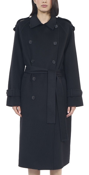 The Kooples Violette double breasted wool blend coat M-XL