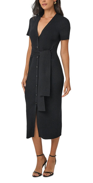Toccin - Agnes Tie Front Midi Dress