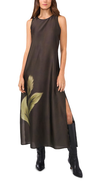 white christmas dresses Vince Pima Cotton Henley Tank in Dark Coffee – Leigh's of Breton Village main image 0