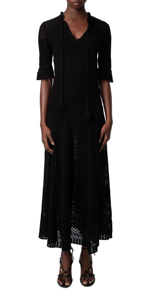 Zadig & Voltaire - Cotton Pointelle Crochet Maxi Dress Zadig & Voltaire - Cotton Pointelle Crochet Maxi Dress