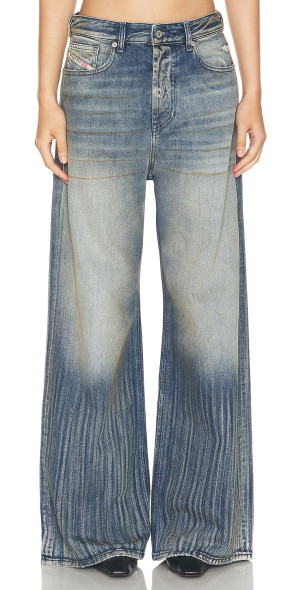 Diesel - Wide Leg Jeans - WIDEE-R R07K9
