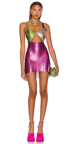 fannie schiavoni metal dress YAEL DRESS  FANNIE SCHIAVONI