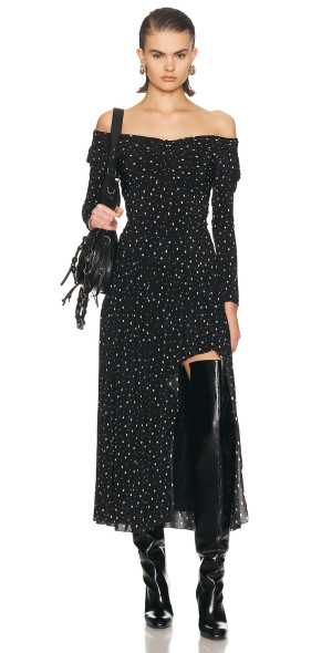 green emerald velvet dress Isabel Marant Black glitter sequin mini dress  Loop Generation