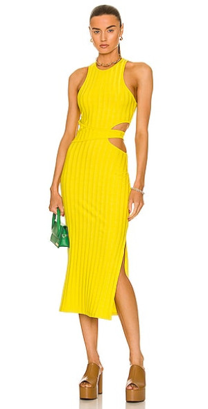 JONATHAN SIMKHAI STANDARD - Kaya Cut Out Midi Dress