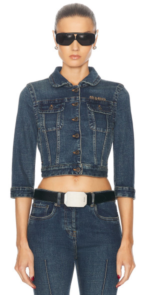 MIUMIU 26S CROPPED JACKET 952