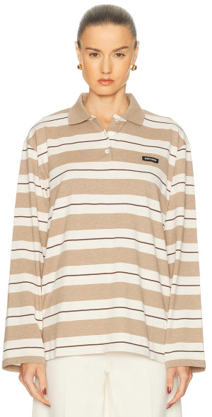 Miu Miu - Long Sleeve Polo Top