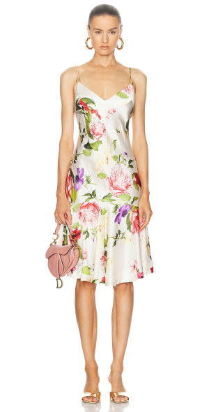 cavalli silk dress CAVALLI | SILKY SATIN