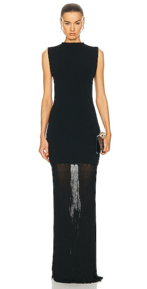 Toteme - Plisse Knitted Evening Dress