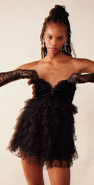 jourdan off the shoulder mini dress For Love and Lemons Dresses