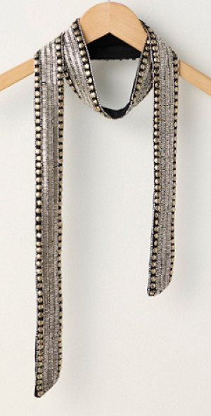 Free People Billie Embellished Skinny Scarf