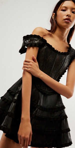 honeymoon dress understated leather Ribbed Knit