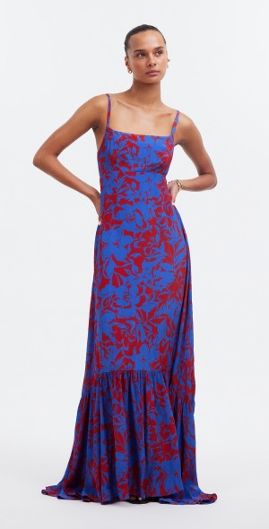 Madewell - Empire-Waist Tank Maxi Dress in Floral
