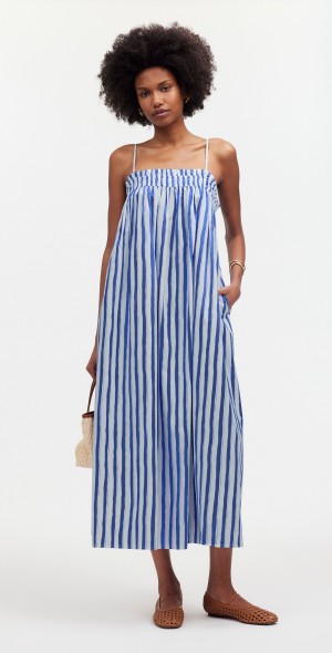 bandeau maxi dress beach Brooke | Lemon And Blue Floral Print With Scarf Women's Wide US Size:5W 121925-1 flare silhouette enhances your Styling Backless Dresses for