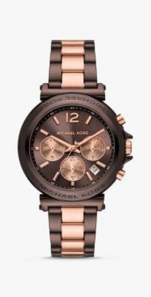 Michael Kors - Oversized Maren Two-Tone Watch display picture 3
