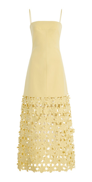alexis yellow dress Sunniva in Brown cross straps. Alexis Sunniva Dress in Yellow
