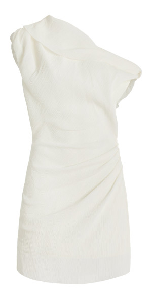 anna quan dimitri draped crinkle cotton mini dress DIMITRI DRESS