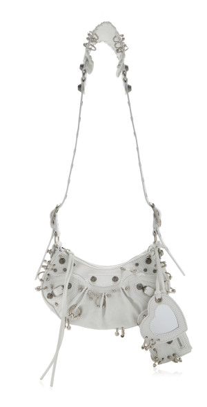 Balenciaga - - Le Cagole XS Pierced Leather Shoulder Bag