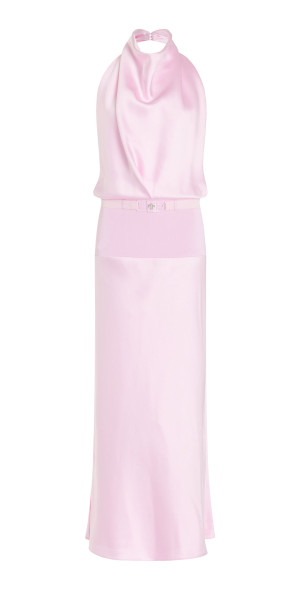 Brandon Maxwell - - The Larissa Backless Midi Dress - Light Pink - XS