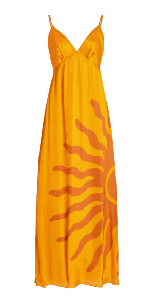 Cala de la Cruz Bahia Dress Orange XS Moda Operandi