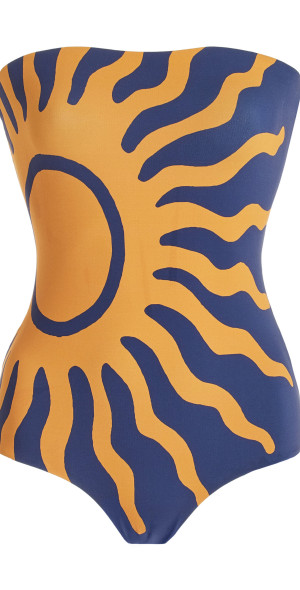 Cala de la Cruz Exclusive Alison One-Piece Swimsuit Print