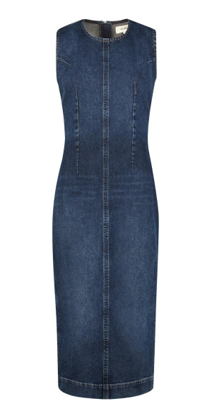 dl1961 esme denim midi dress DL1961 | Esme Dress Strapless Midi