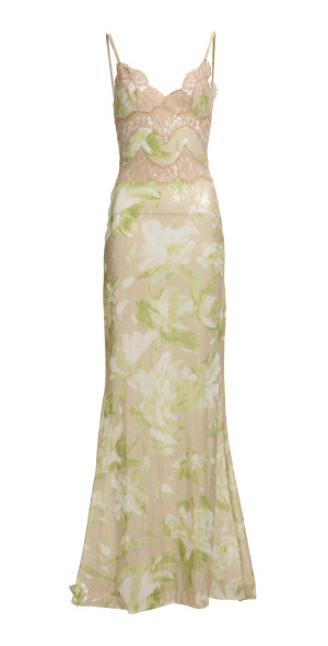 elie saab floral cocktail dress Silk-blend guipure lace cocktail dress in burgundy - Elie Saab
